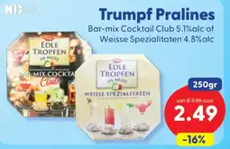 Die Grenze Trumpf Pralines aanbieding