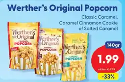 Die Grenze Werther's Original Popcorn aanbieding