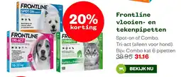 Welkoop Frontline vlooien- en tekenpipetten aanbieding