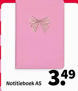 Wibra Notitieboek aanbieding