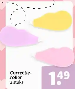 Wibra Correctie-roller aanbieding