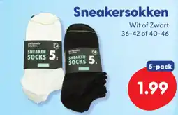 Die Grenze primair socks Sneakersokken aanbieding