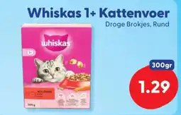 Die Grenze Whiskas 1+ Kattenvoer aanbieding