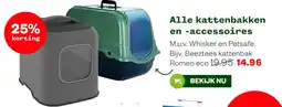 Welkoop Beeztees kattenbak Romeo eco aanbieding