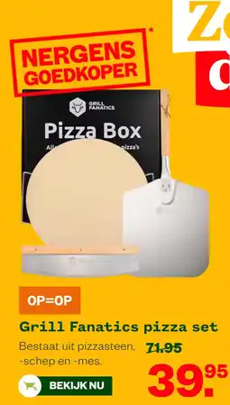 Welkoop Grill Fanatics pizza set aanbieding