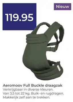 Prenatal Aeromoov Full Buckle draagzak aanbieding