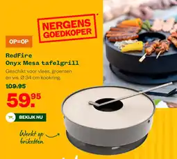 Welkoop Redfire onyx mesa tafelgrill aanbieding