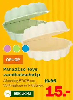 Welkoop Paradiso Toys zandbakschelp aanbieding