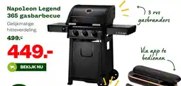 Welkoop Napoleon Legend 365 gasbarbecue aanbieding