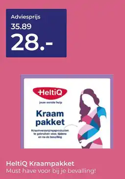 Prenatal Heltiq kraampakket aanbieding