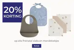 Prenatal Prénatal slabs en monddoekjes aanbieding