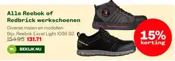 Welkoop Reebok of Redbrick werkschoenen aanbieding