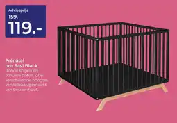 Prenatal Prénatal box Savi Black aanbieding