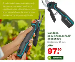 Welkoop Gardena accu snoeischaar assistcut aanbieding
