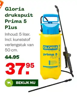 Welkoop Gloria drukspuit Prima 5 Plus aanbieding