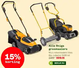 Welkoop Stiga grasmaaiers aanbieding