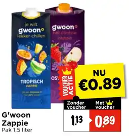 Vomar Voordeelmarkt G'woon Zappie aanbieding