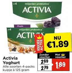 Vomar Voordeelmarkt Alle Activia Yoghurt aanbieding