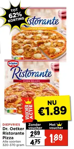 Vomar Voordeelmarkt Dr. oetker ristorante pizza aanbieding