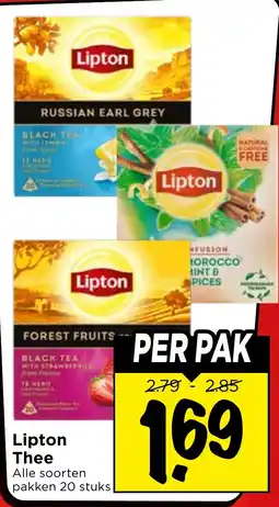 Vomar Voordeelmarkt Alle Lipton Thee aanbieding