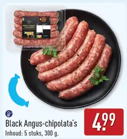 ALDI Black angus chipolata's aanbieding