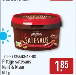 ALDI Trophy smaakmakers pittige satésaus kant & klaar aanbieding