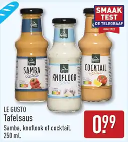 ALDI Le gusto tafelsaus aanbieding
