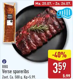 ALDI Bbq verse spareribs aanbieding