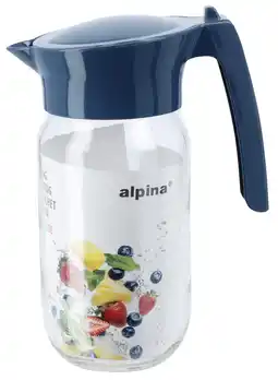 Dirk Glazen drinkkan 1ltr 3ass aanbieding