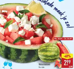 ALDI Watermeloen aanbieding