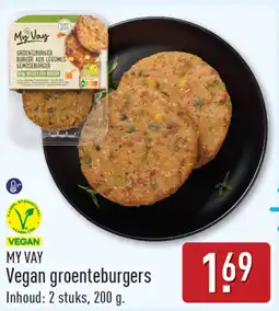 ALDI My vay vegan groenteburgers aanbieding