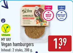 ALDI My vay vegan hamburgers aanbieding