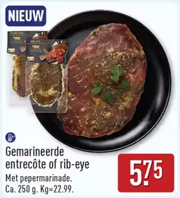 ALDI Gemarineerde entrecôte of rib eye aanbieding