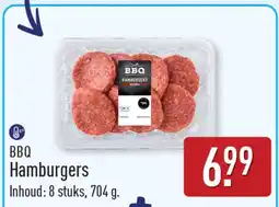 ALDI Bbq hamburgers aanbieding