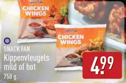 ALDI Snack fan kippenvleugels mild of hot aanbieding