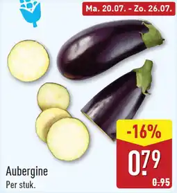 ALDI Aubergine aanbieding
