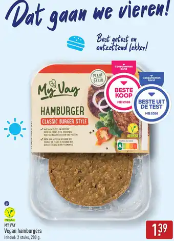 My vay vegan hamburgers