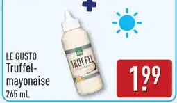 ALDI Le gusto truffel mayonaise aanbieding