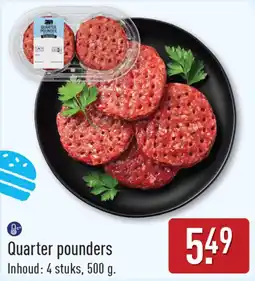 ALDI Quarter pounders aanbieding