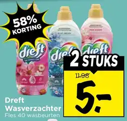 Vomar Voordeelmarkt Dreft Wasverzachter aanbieding