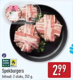 ALDI Spekburgers aanbieding