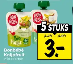 Vomar Voordeelmarkt Bonbébé Knijpfruit aanbieding