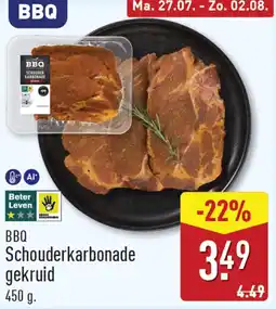 ALDI Bbq schouderkarbonade aanbieding