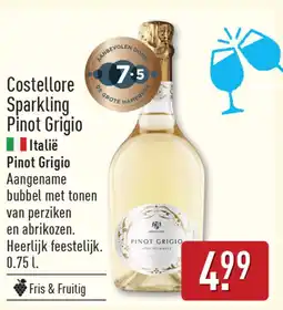 ALDI Costellore sparkling pinot grigio aanbieding