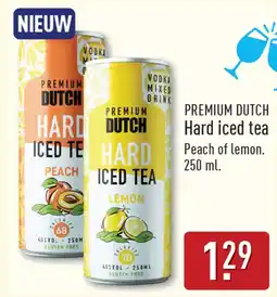 ALDI Premium dutch hard iced tea aanbieding