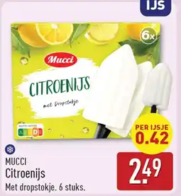 ALDI Mucci citroenijs aanbieding