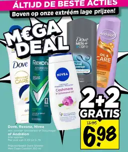 Vomar Voordeelmarkt Alle Dove, Rexona, Nivea of Andrélon aanbieding