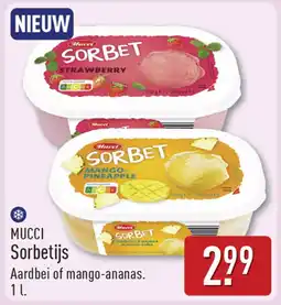 ALDI Mucci sorbetijs aanbieding