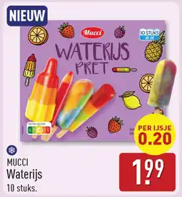 ALDI Mucci waterijs aanbieding