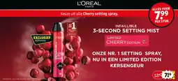 Kruidvat Keuze uit alle cherry setting spray aanbieding